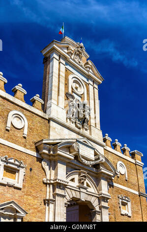 Dettagli di Porta Pia a Roma Foto Stock