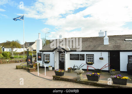 Il famoso vecchio Fabbri Shop in Gretna Green, Scotland, Regno Unito, Europa Foto Stock