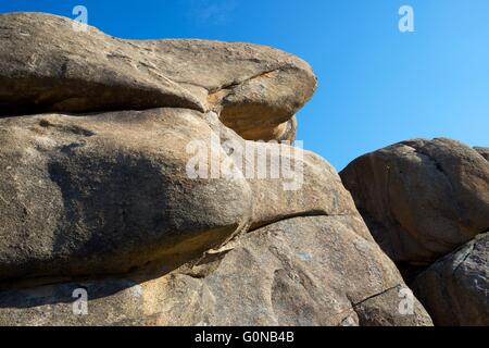 Formazione di roccia in La Pedriza parco naturale, Madrid, Spagna Foto Stock