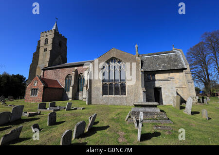 Chiesa di San Pietro a ovest di Lynn, Norfolk, Inghilterra. Foto Stock