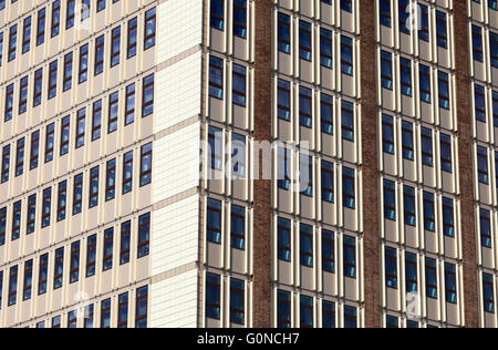 County Hall Norwich ufficio finestre. Foto Stock