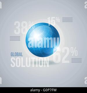 Vettore modello infografico. Gli elementi sono stratificati separatamente in file vettoriale. Illustrazione Vettoriale