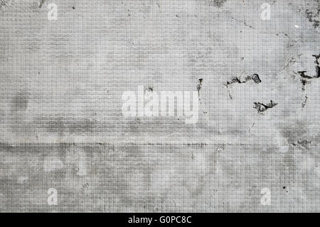 Calcestruzzo imprint vintage piazze di sfondo da materiali di costruzione di bianco e grigio Foto Stock