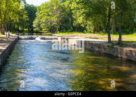 La Codosera piscine naturali, Badajoz, Spagna Foto Stock