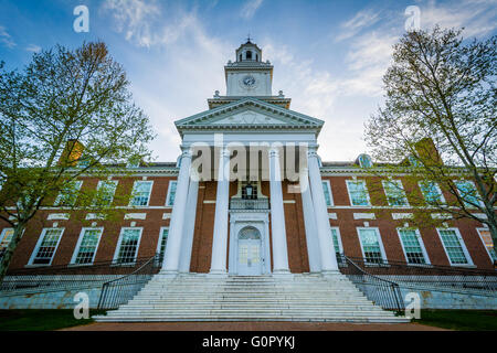 Gilman Hall, alla Johns Hopkins University, Baltimora, Maryland. Foto Stock