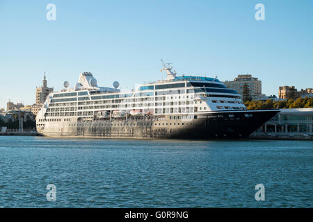 Azamara viaggio. Porto di Malaga, Novembre 22, 2015 Foto Stock