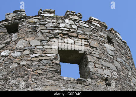 Ex mulino a vento sulla contea di Down costa, affacciato sul villaggio di Portaferry su Strangford Lough. Foto Stock