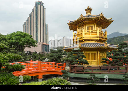 Il Giardino Nan Lian in Hong Kong Foto Stock