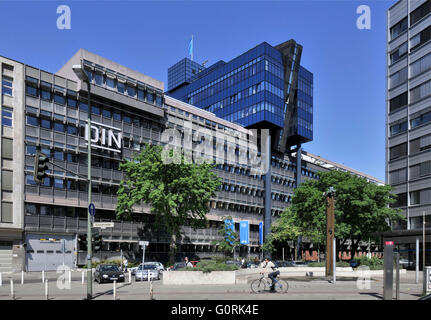 Deutsches Institut fur Normung, Burggrafenstrasse, Tiergarten di Berlino, Germania / DIN, Deutsches Institut f?r Normung, Istituto tedesco per la standardizzazione Foto Stock