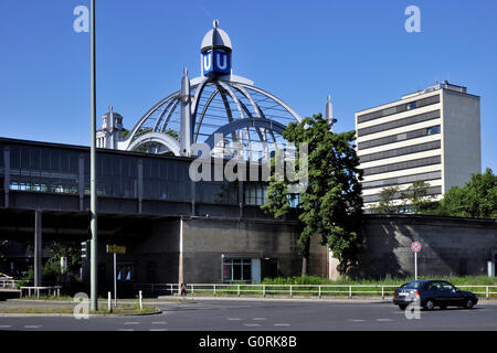 U-Bahnhof Nollendorfplatz, stazione della metropolitana, la stazione della metropolitana di Berlino U-Bahn, Schoneberg, Tempelhof-Schoneberg, Berlino, Germania / Sch?neberg, Tempelhof-Sch?neberg Foto Stock