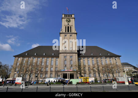 Town Hall Schoneberg, John F. Kennedy Square, Tempelhof-Schoneberg, Berlino, Germania / Town Hall Sch?neberg, Rathaus Sch?neberg, Tempelhof-Sch?neberg, John-F.-Kennedy-Platz Foto Stock