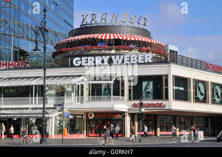 Cafe Kanzler, negozio Gerry Weber, Kurfurstendamm, Charlottenburg di Berlino, Germania / Kurf rstendamm? Foto Stock