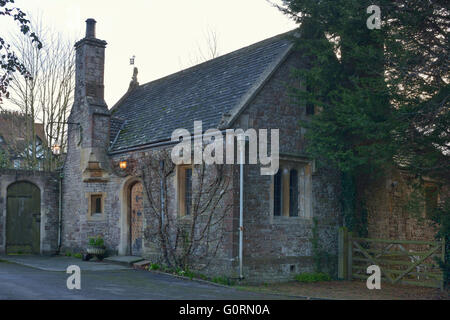 West Gatehouse, Thornbury Castle, South Gloucestershire Foto Stock