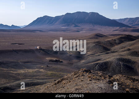 Iran altopiano centrale e semi paesaggio del deserto Foto Stock