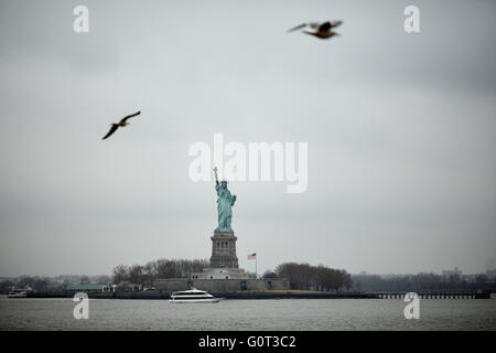 New york statua della libertà Foto Stock