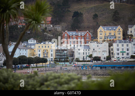 Llandudno è una località balneare, della città e della comunità a Conwy County Borough, Galles, situato sulla penisola Creuddyn, che protr Foto Stock