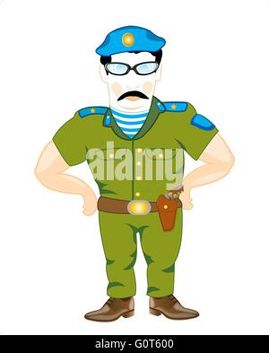 Addetto militare di comando Illustrazione Vettoriale