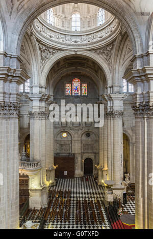 Vista interna della Cattedrale di Jaen, capolavoro di Andres de Vandelvira, prendere in Jaen, Spagna Foto Stock