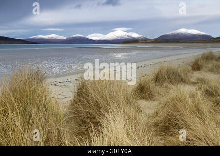 Seilebost beach, Isle of Harris Foto Stock