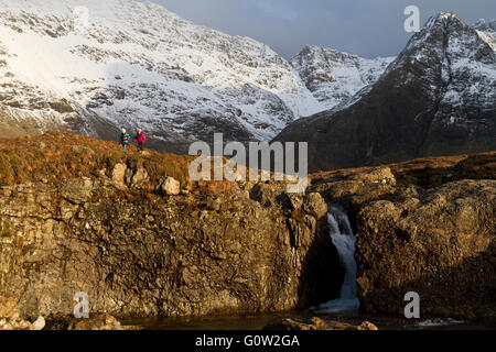 Passeggiate in Glen fragile Foto Stock