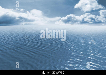 Immagine composita di blu oceano Foto Stock