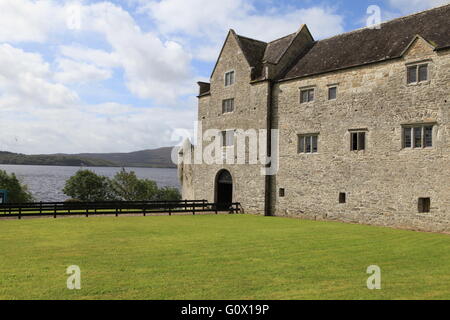 Lough Gill Castello di Parke, nella contea di Sligo, Irlanda Foto Stock