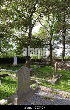 W. Yeats' grave a Drumcliff nella Contea di Sligo, Irlanda Foto Stock