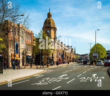 La parte anteriore della stazione di Leicester, ferrovia, stazione, London Road, Leicester Foto Stock