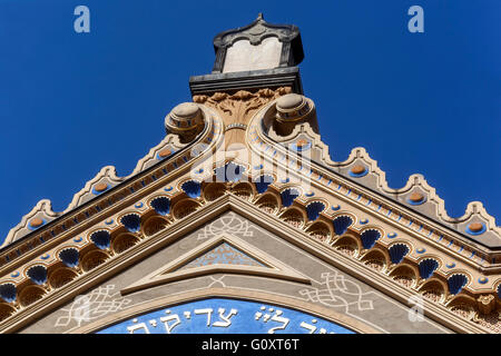 Giubileo Sinagoga conosciuta anche come la Sinagoga di Gerusalemme, la città nuova di Praga Repubblica Ceca Foto Stock