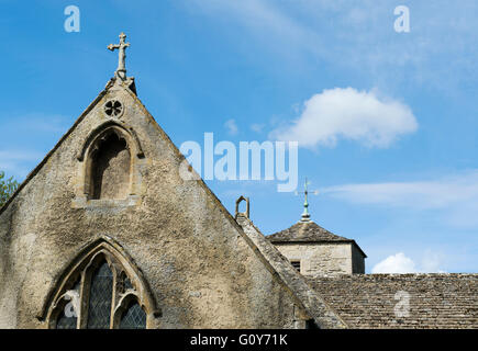 St Michael e St Martins Chiesa, Eastleach Martin, Cotswolds, Gloucestershire, Inghilterra Foto Stock