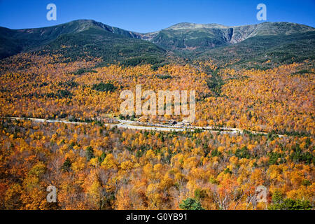 L'Appalachian Mountain Club alla base del Monte Washington nelle White Mountains intorno Pinkham tacca, New Hampshire. Foto Stock