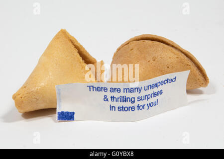 Il cinese Fortune Cookie Foto Stock