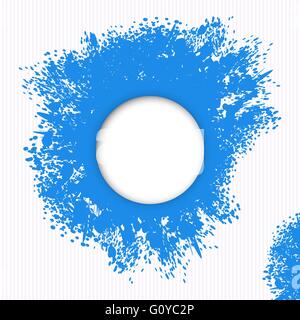 Blue spruzzi di vernice Illustrazione Vettoriale