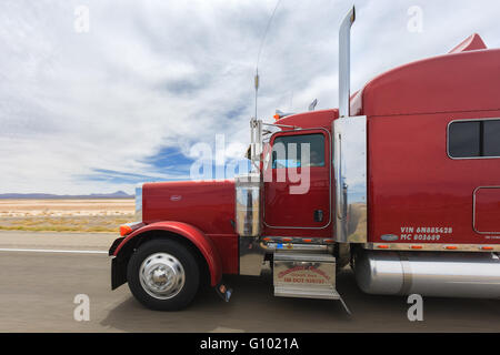 Peterbilt sulla Interstate 10, in direzione est, Arizona Foto Stock