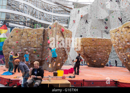 Edinburgh International Arena Arrampicata Ratho, Scotland, Regno Unito Foto Stock