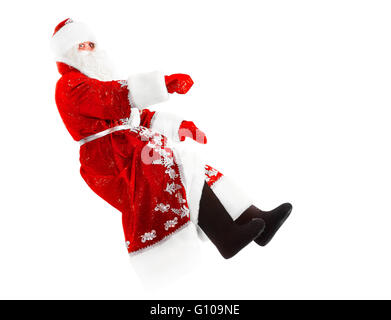 Babbo Natale su auto invisibile Foto Stock