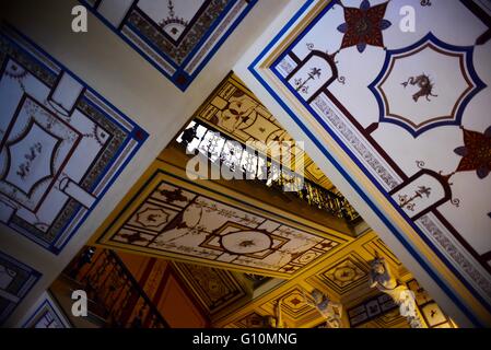 Il palazzo achilleion nel villaggio di gastouri (sisi amata del greco palazzo estivo), Corfù, Grecia Foto Stock