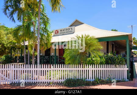 Matso storica della birreria di Broome, Broome, Kimberley, Australia occidentale Foto Stock