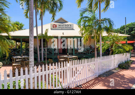 Matso storica della birreria di Broome, Broome, Kimberley, Australia occidentale Foto Stock