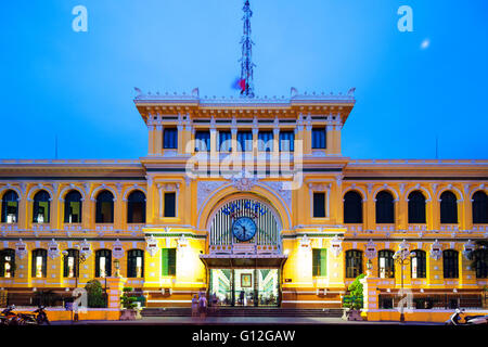 Il Sud Est Asiatico, Vietnam, Ho Chi Mihn City (Saigon), l'Ufficio Generale delle Poste Foto Stock