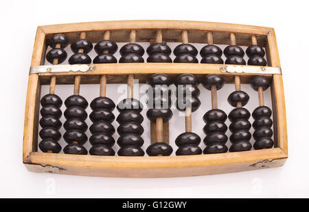 Abacus significa simboli di ricchezza e prosperità Foto Stock