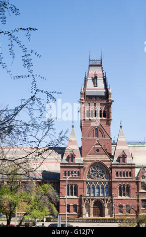 L'Università di Harvard Memorial Hall, Cambridge, Massachusetts, STATI UNITI D'AMERICA Foto Stock