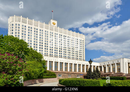 Casa del Governo della Federazione russa (Casa bianca) è palazzo del governo di Mosca, RF Foto Stock