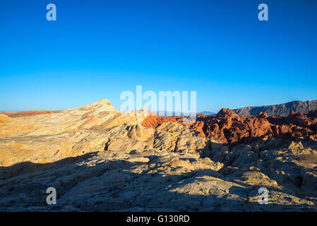 Cupola di silice, Fire Canyon. La Valle del Fuoco del parco statale, Nevada. Foto Stock