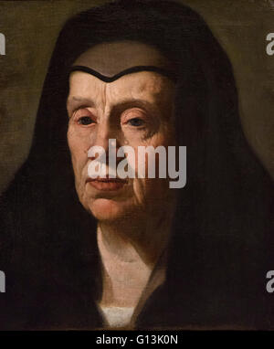 Ludovico Carracci (1555-1619), il Ritratto di una donna Foto Stock