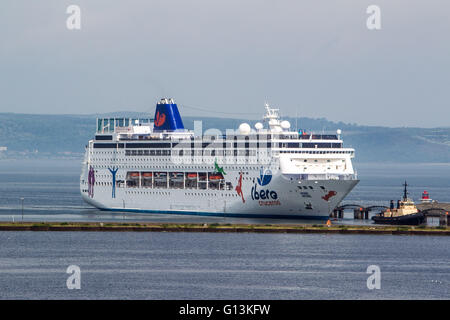 Grand Mistral in Leith Harbour Foto Stock