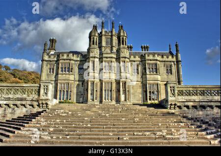 Margam Castle in Galles, Margam Country Park vicino a Swansea Foto Stock