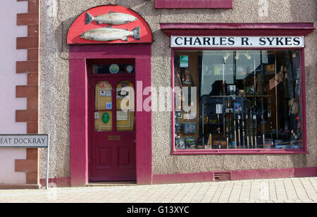 Una pesca shop a Penrith, Cumbria Foto Stock
