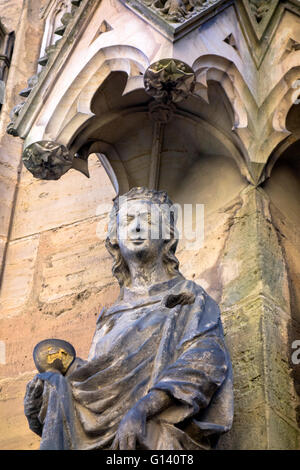 Cattedrale di Erfurt, dettaglio Foto Stock