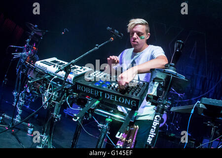 Detroit, Michigan, Stati Uniti d'America. Il 4 maggio, 2016. ROBERT DELONG eseguendo sulla VHS 2.0 Tour presso il Fillmore a Detroit, MI del 4 maggio 2016 © Marc Nader/ZUMA filo/Alamy Live News Foto Stock